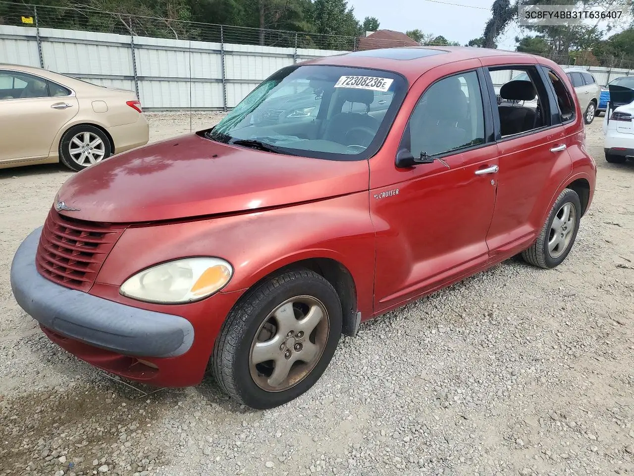 CHRYSLER PT CRUISER 2001, VIN 3C8FY4BB31T636407