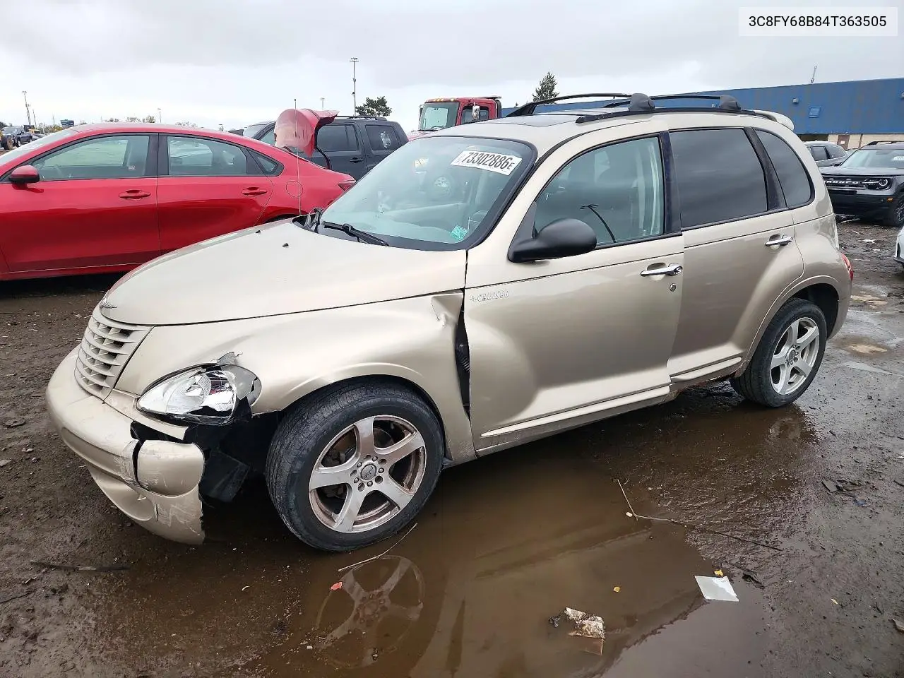 CHRYSLER PT CRUISER 2004, VIN 3C8FY68B84T363505