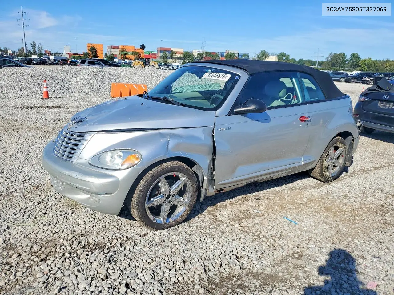 CHRYSLER PT CRUISER 2005, VIN 3C3AY75S05T337069