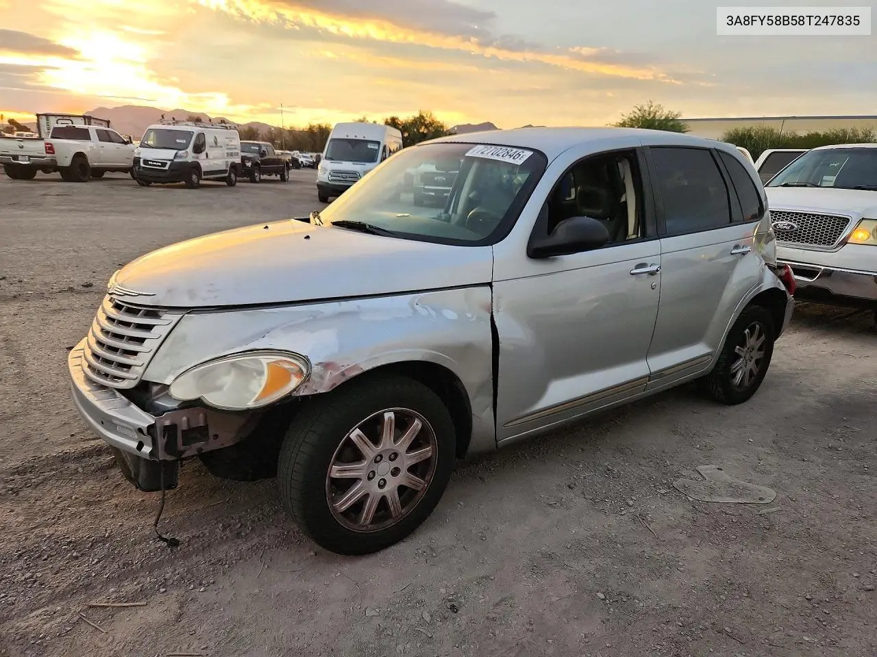 CHRYSLER PT CRUISER 2008, VIN 3A8FY58B58T247835
