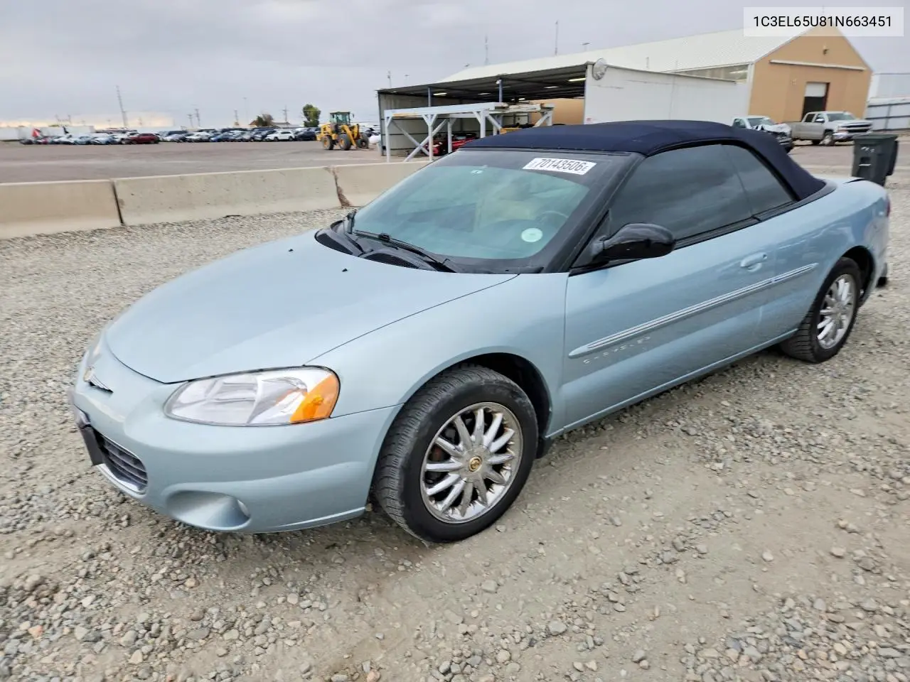 CHRYSLER SEBRING 2001, VIN 1C3EL65U81N663451