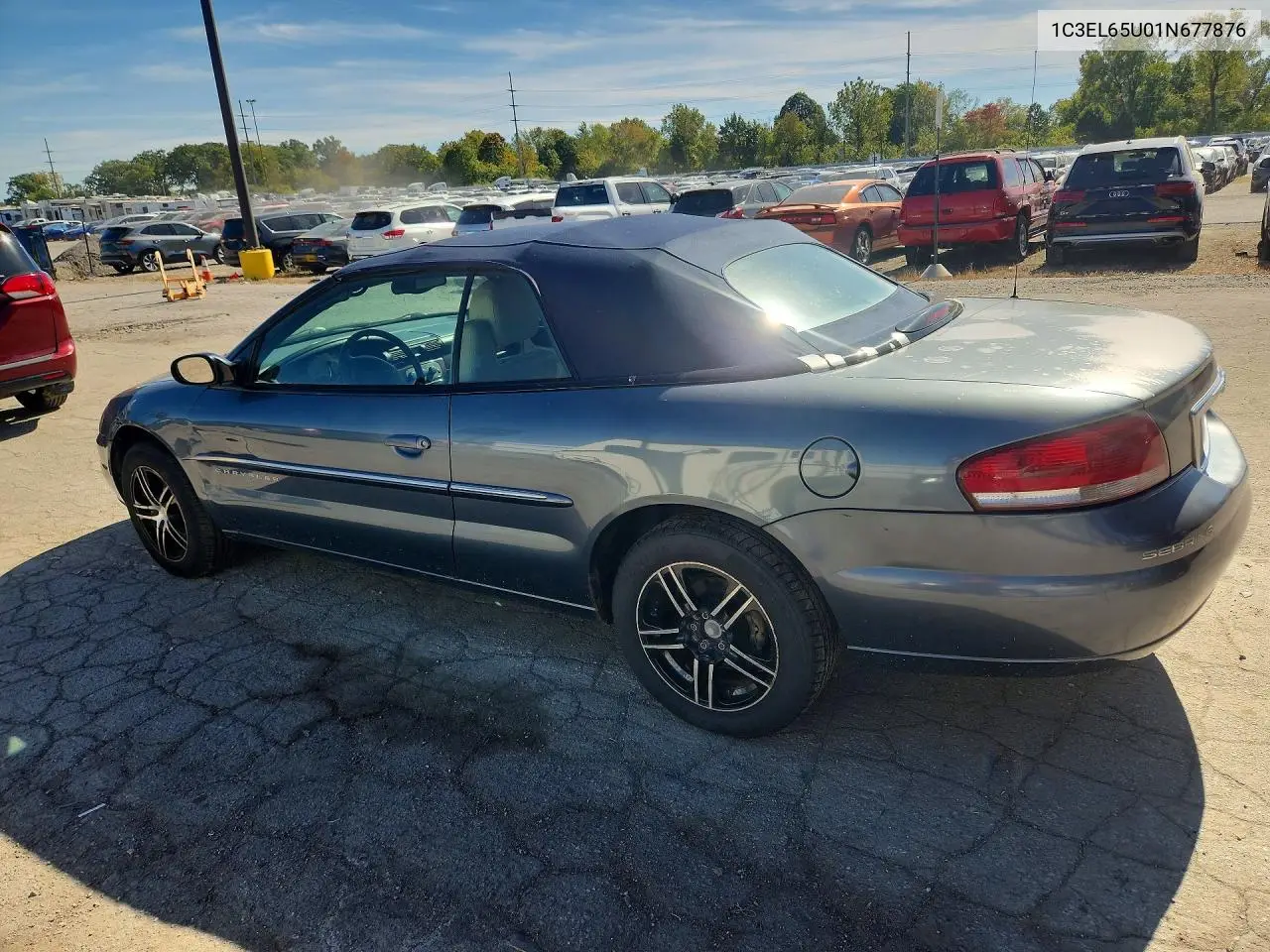 2001 CHRYSLER SEBRING VIN 1C3EL65U01N677876 — фото 2