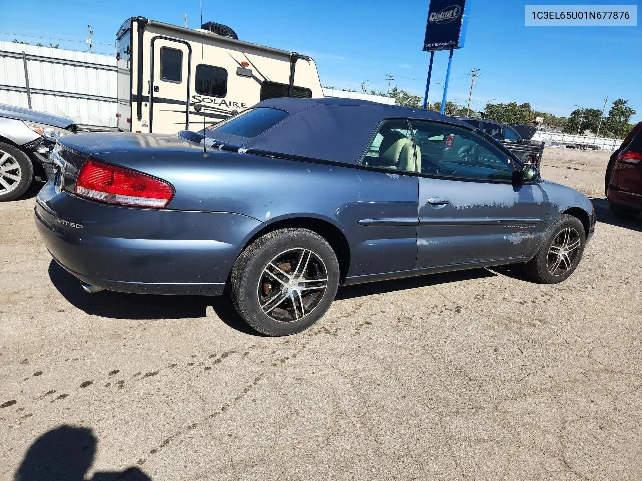 2001 CHRYSLER SEBRING VIN 1C3EL65U01N677876 — фото 3
