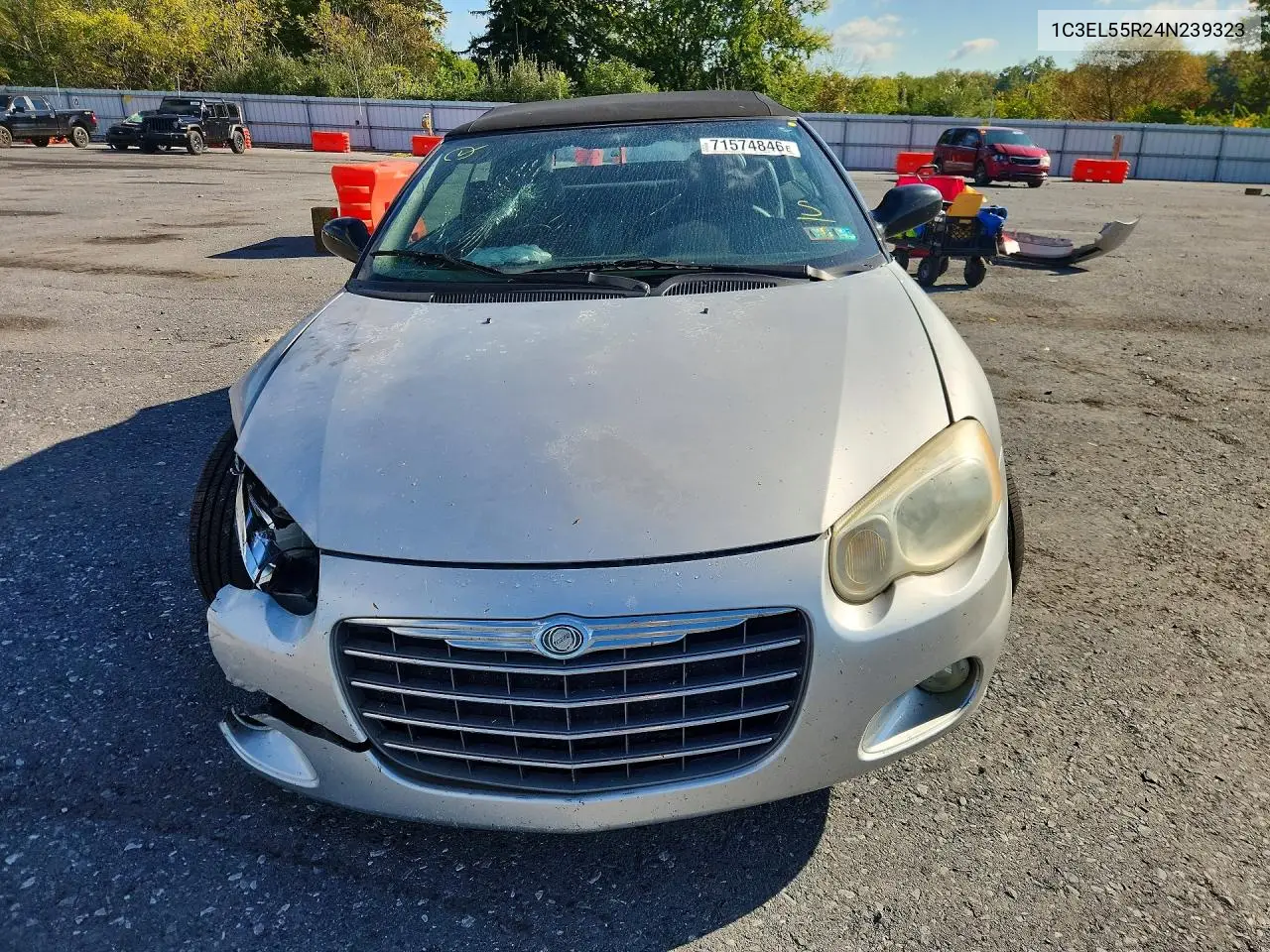 2004 CHRYSLER SEBRING VIN 1C3EL55R24N239323 — фото 3