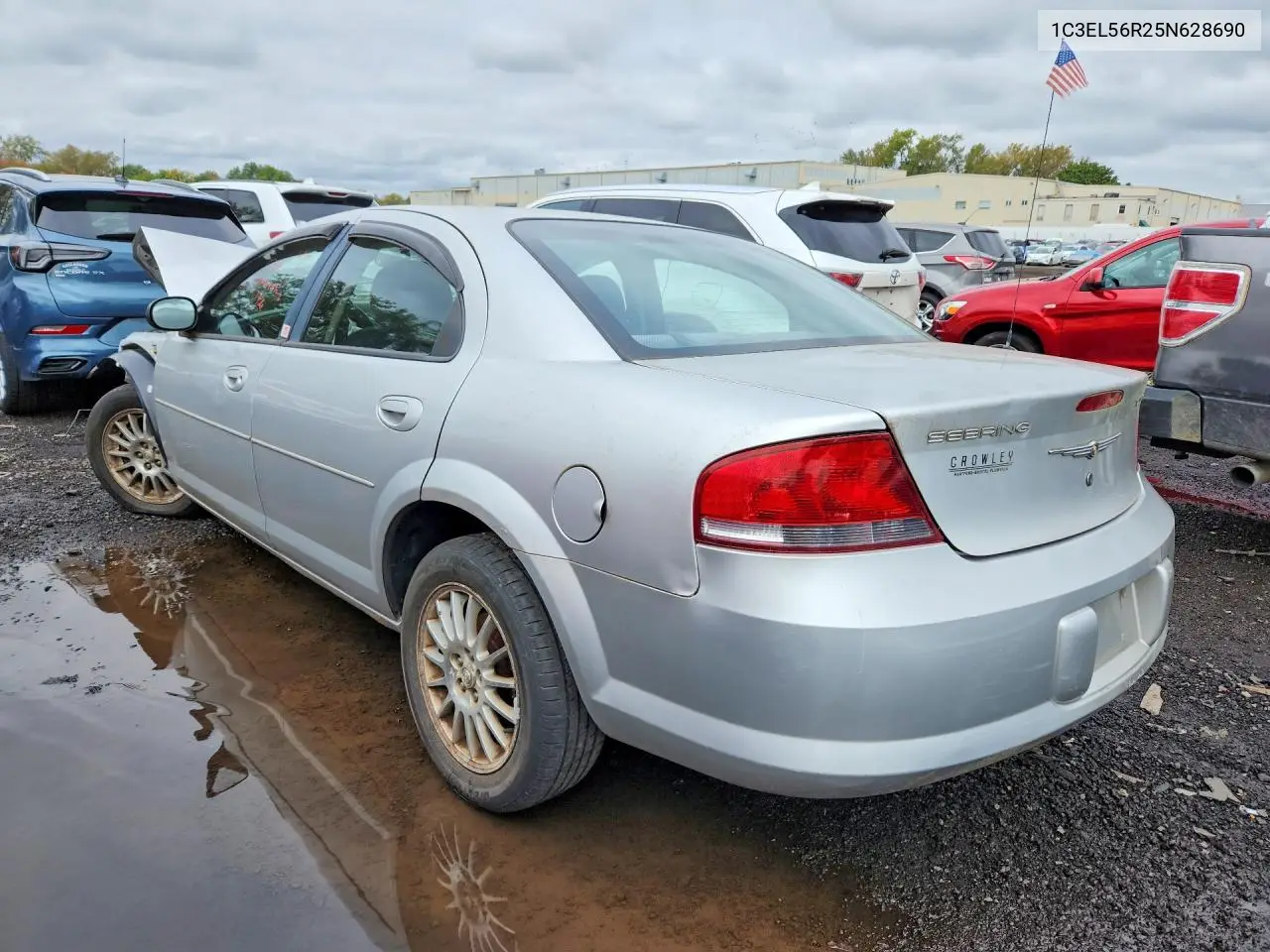 2005 CHRYSLER SEBRING VIN 1C3EL56R25N628690 — фото 2