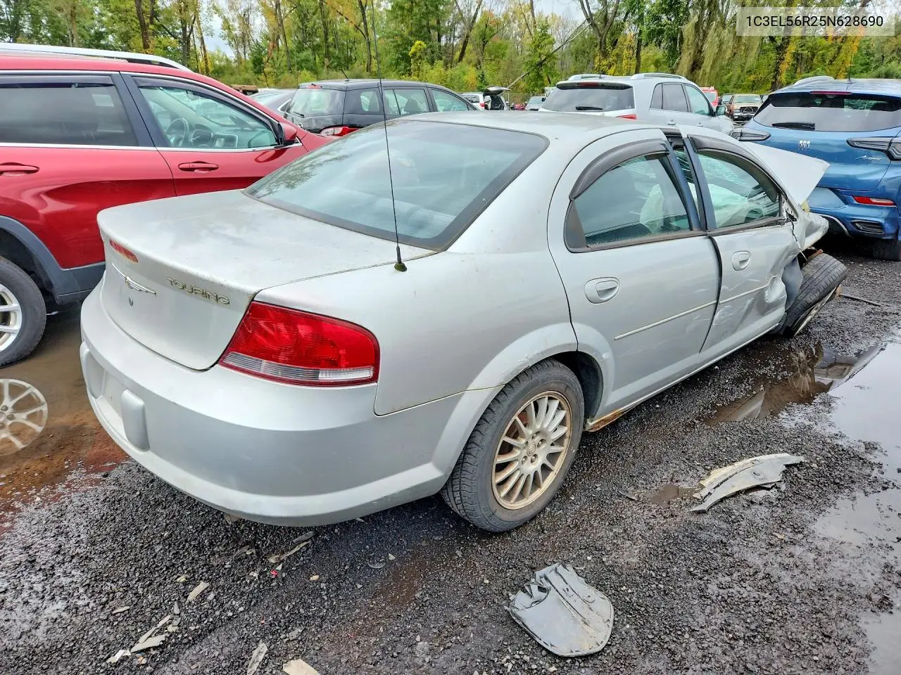 2005 CHRYSLER SEBRING VIN 1C3EL56R25N628690 — фото 3