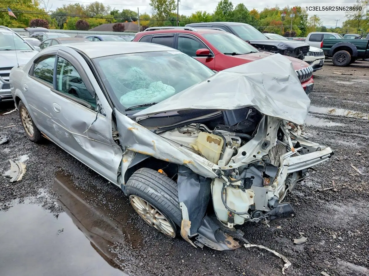 2005 CHRYSLER SEBRING VIN 1C3EL56R25N628690 — фото 4