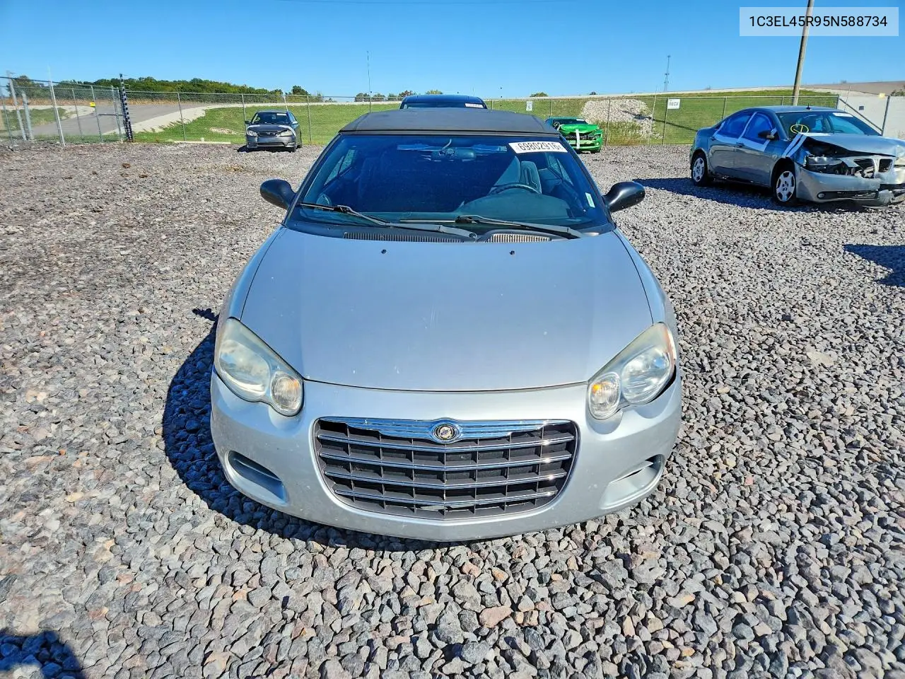 2005 CHRYSLER SEBRING VIN 1C3EL45R95N588734 — фото 5