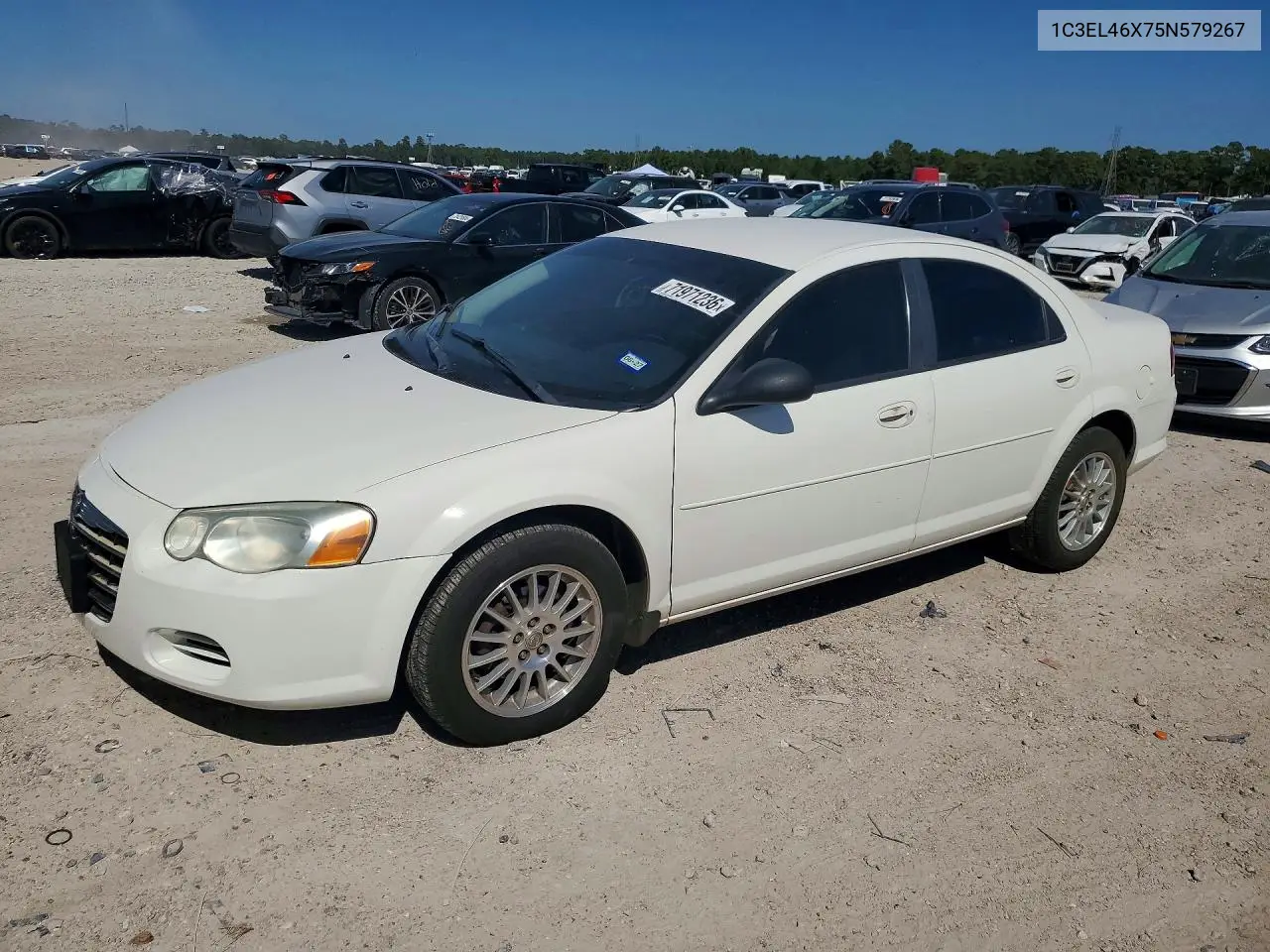 CHRYSLER SEBRING 2005, VIN 1C3EL46X75N579267