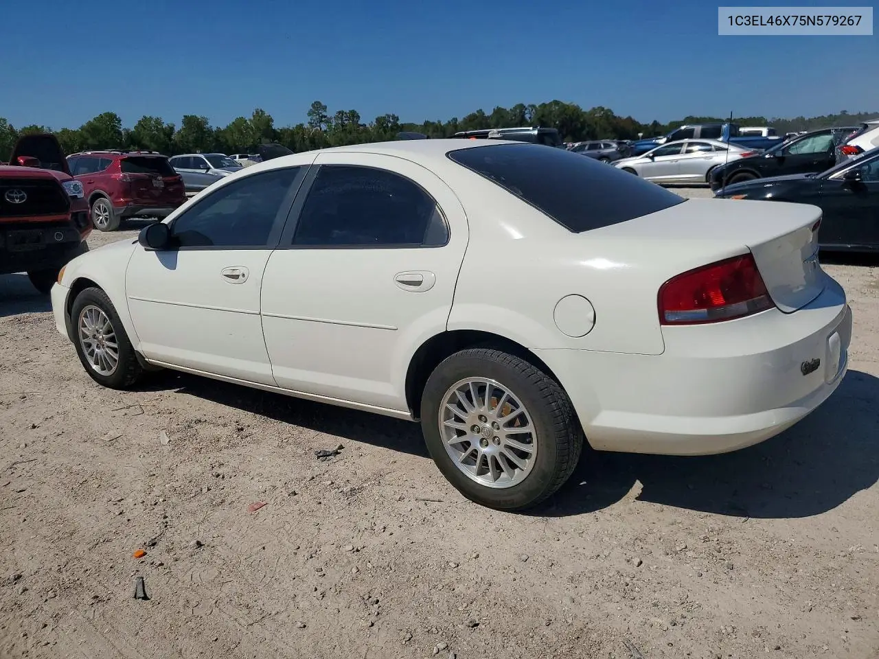 2005 CHRYSLER SEBRING VIN 1C3EL46X75N579267 — фото 2