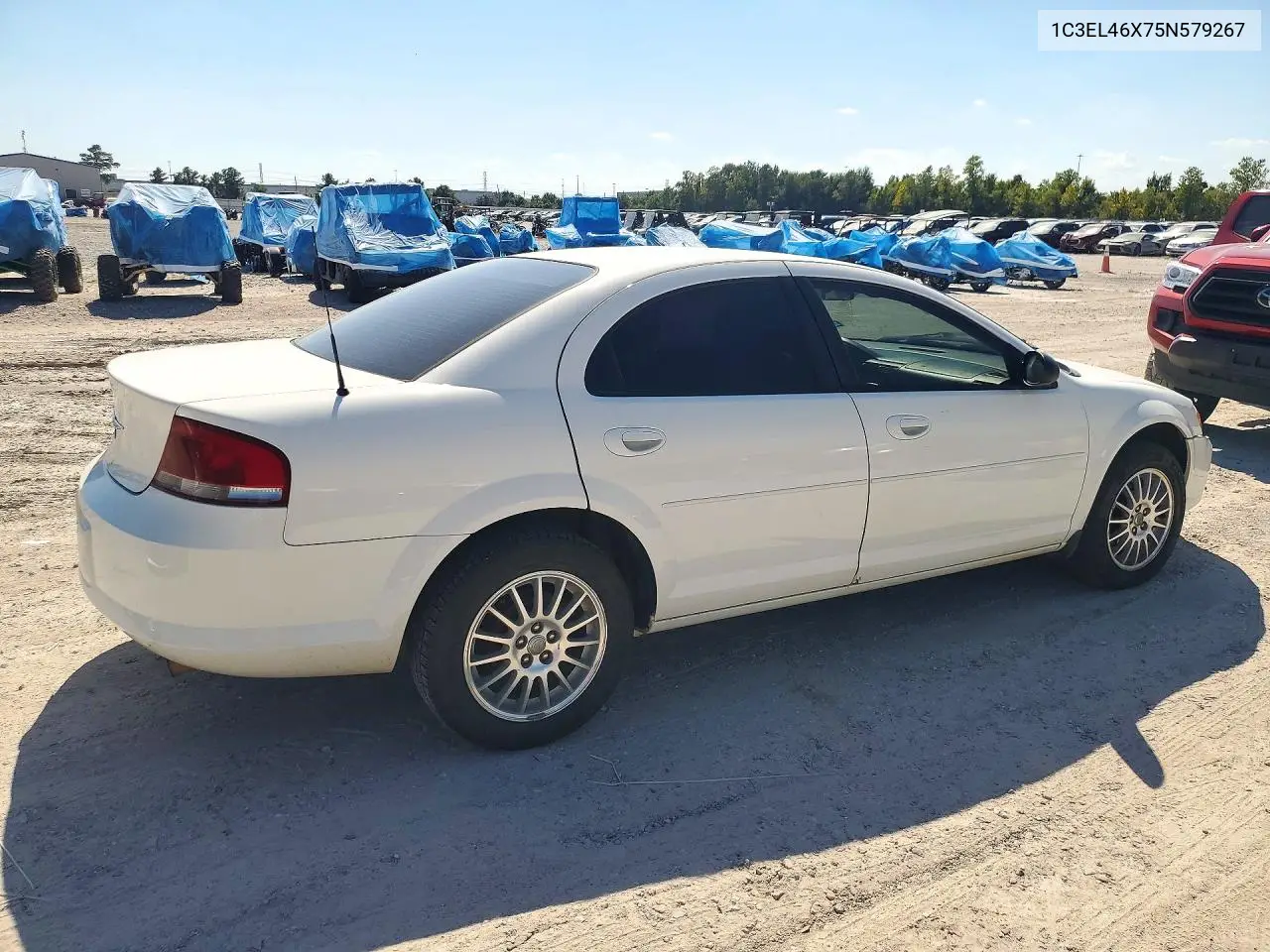 2005 CHRYSLER SEBRING VIN 1C3EL46X75N579267 — фото 3
