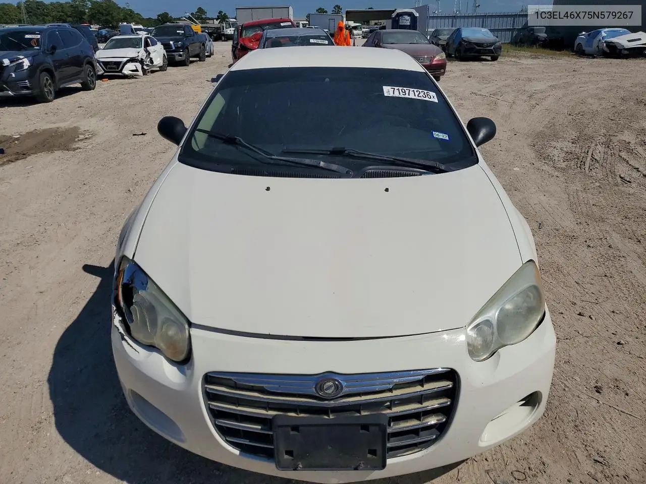 2005 CHRYSLER SEBRING VIN 1C3EL46X75N579267 — фото 5