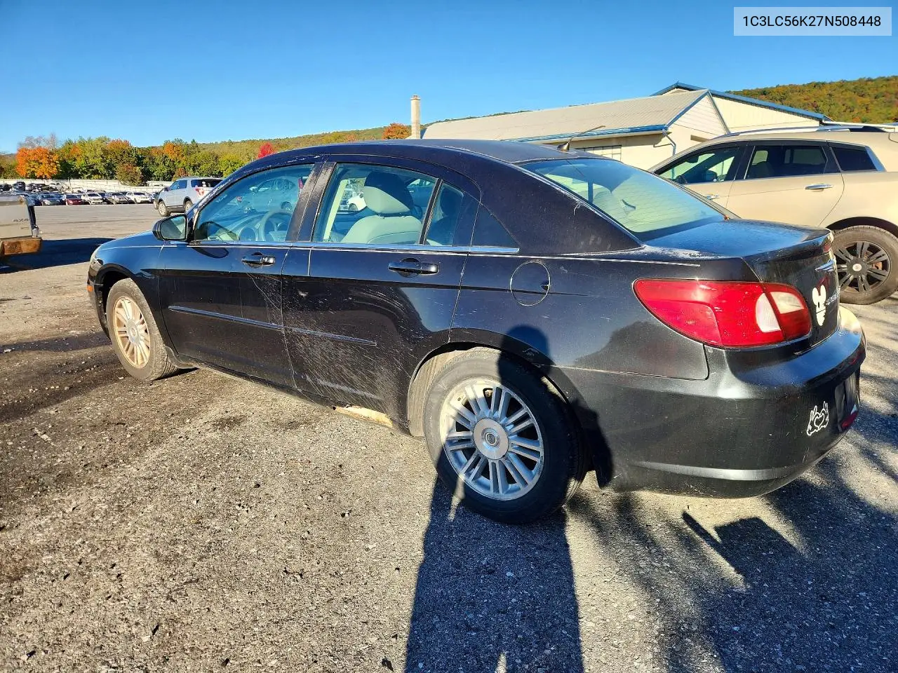 2007 CHRYSLER SEBRING VIN 1C3LC56K27N508448 — фото 2