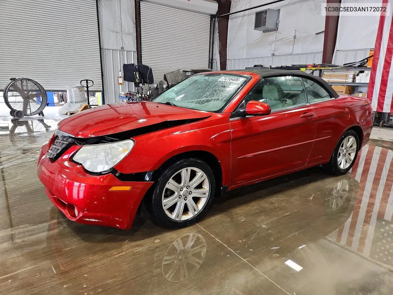 CHRYSLER SEBRING 2010, VIN 1C3BC5ED3AN172072