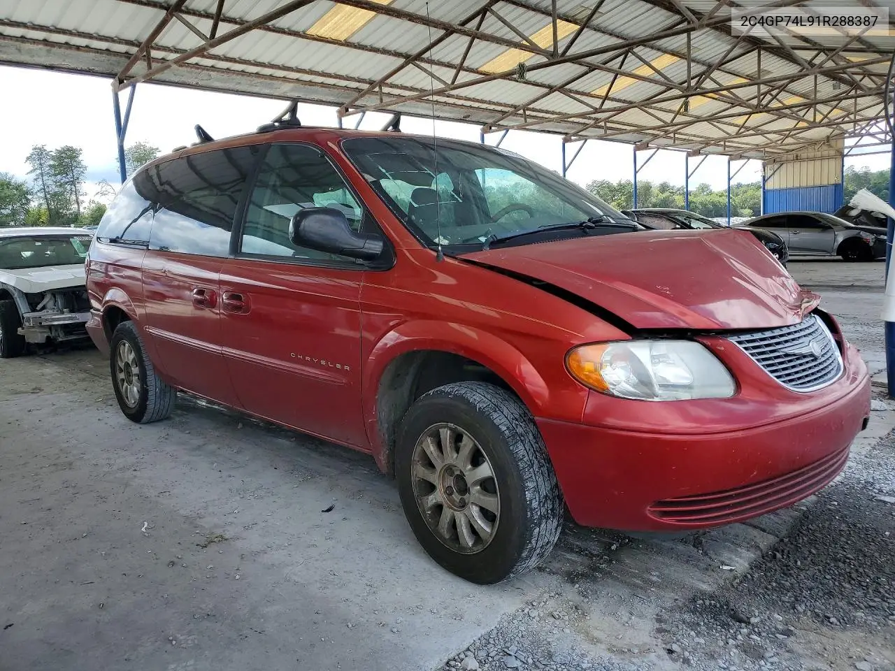 2001 CHRYSLER TOWN & COUNTRY VIN 2C4GP74L91R288387 — фото 4