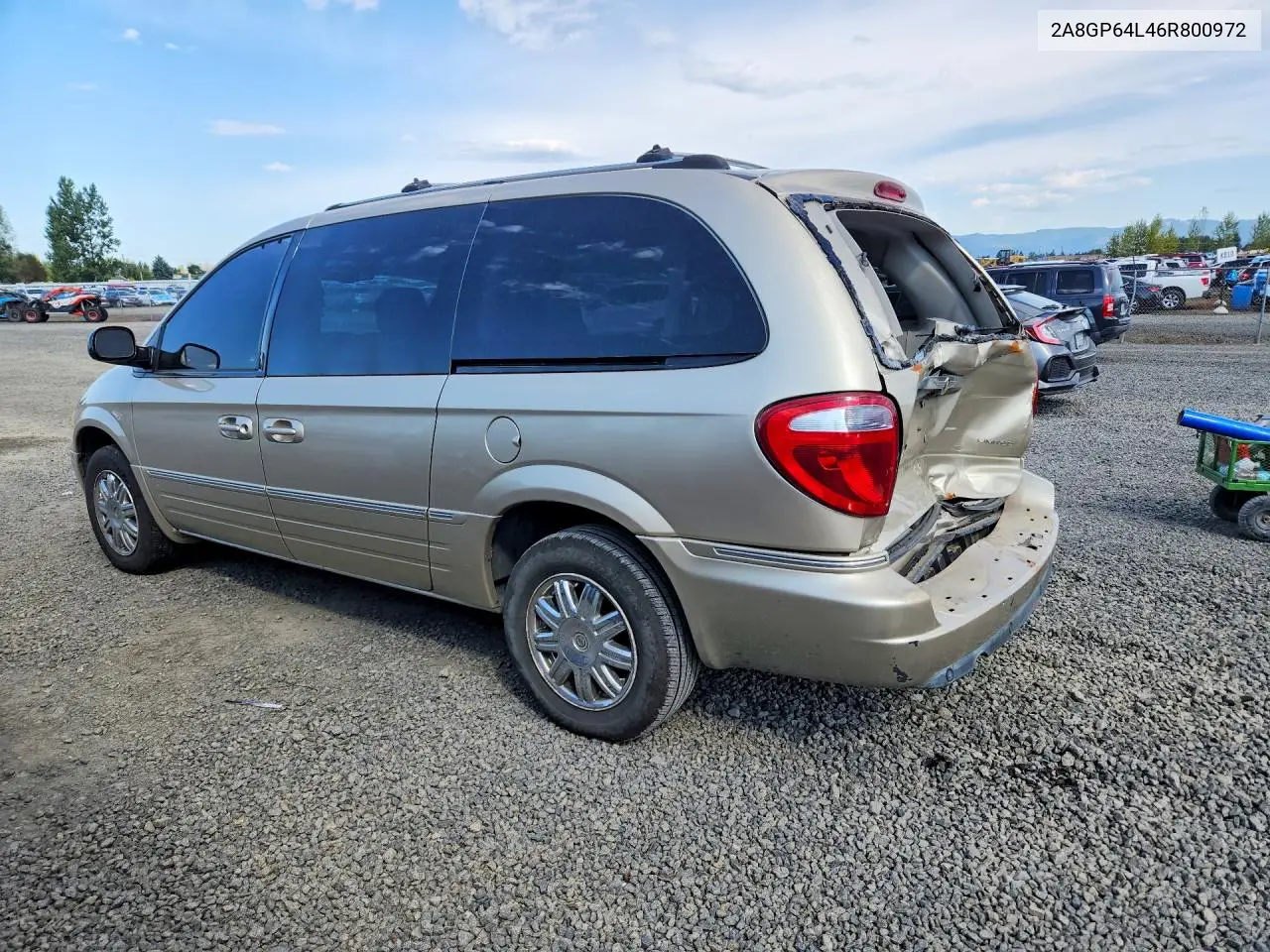 2006 CHRYSLER TOWN & COUNTRY VIN 2A8GP64L46R800972 — фото 2
