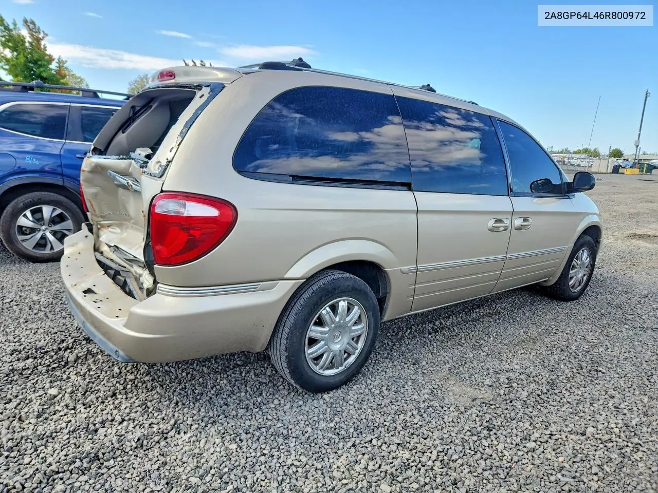 2006 CHRYSLER TOWN & COUNTRY VIN 2A8GP64L46R800972 — фото 3