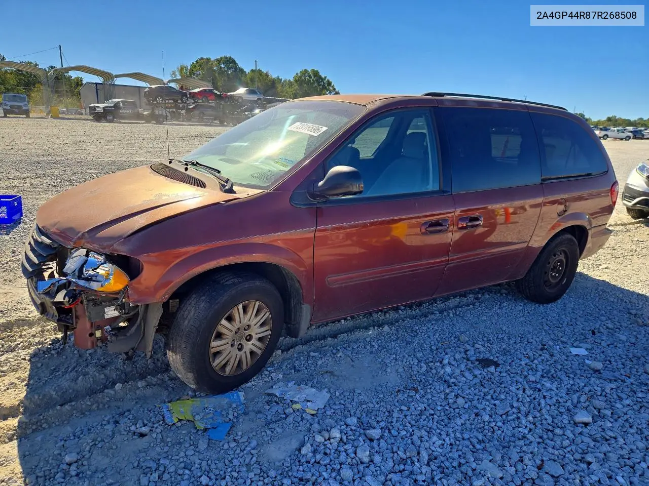 CHRYSLER TOWN & COUNTRY 2007, VIN 2A4GP44R87R268508