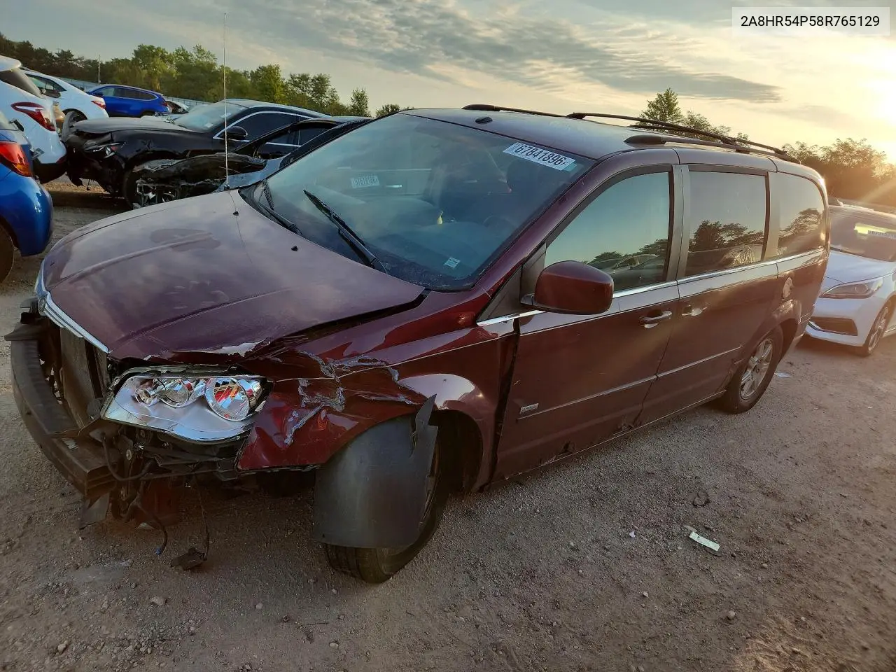 CHRYSLER TOWN & COUNTRY 2008, VIN 2A8HR54P58R765129