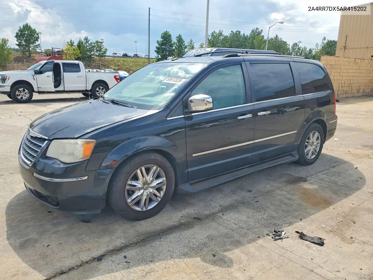 CHRYSLER TOWN & COUNTRY 2010, VIN 2A4RR7DX5AR415202