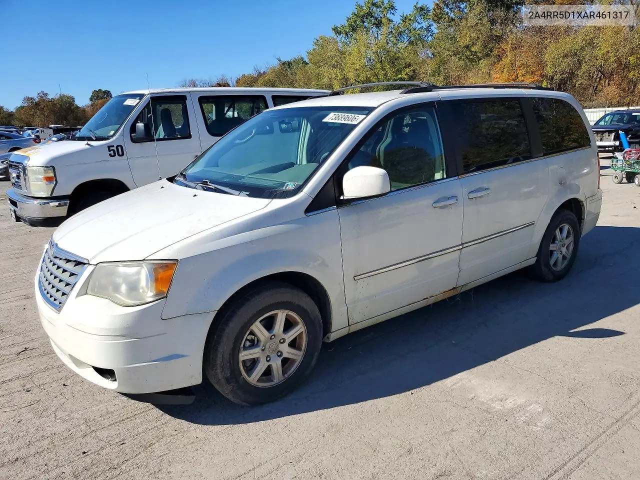 CHRYSLER TOWN & COUNTRY 2010, VIN 2A4RR5D1XAR461317