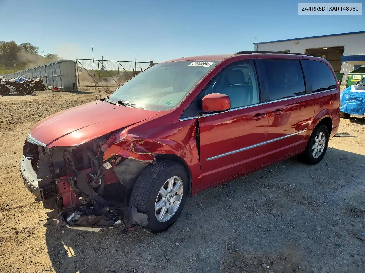 CHRYSLER TOWN & COUNTRY 2010, VIN 2A4RR5D1XAR148980