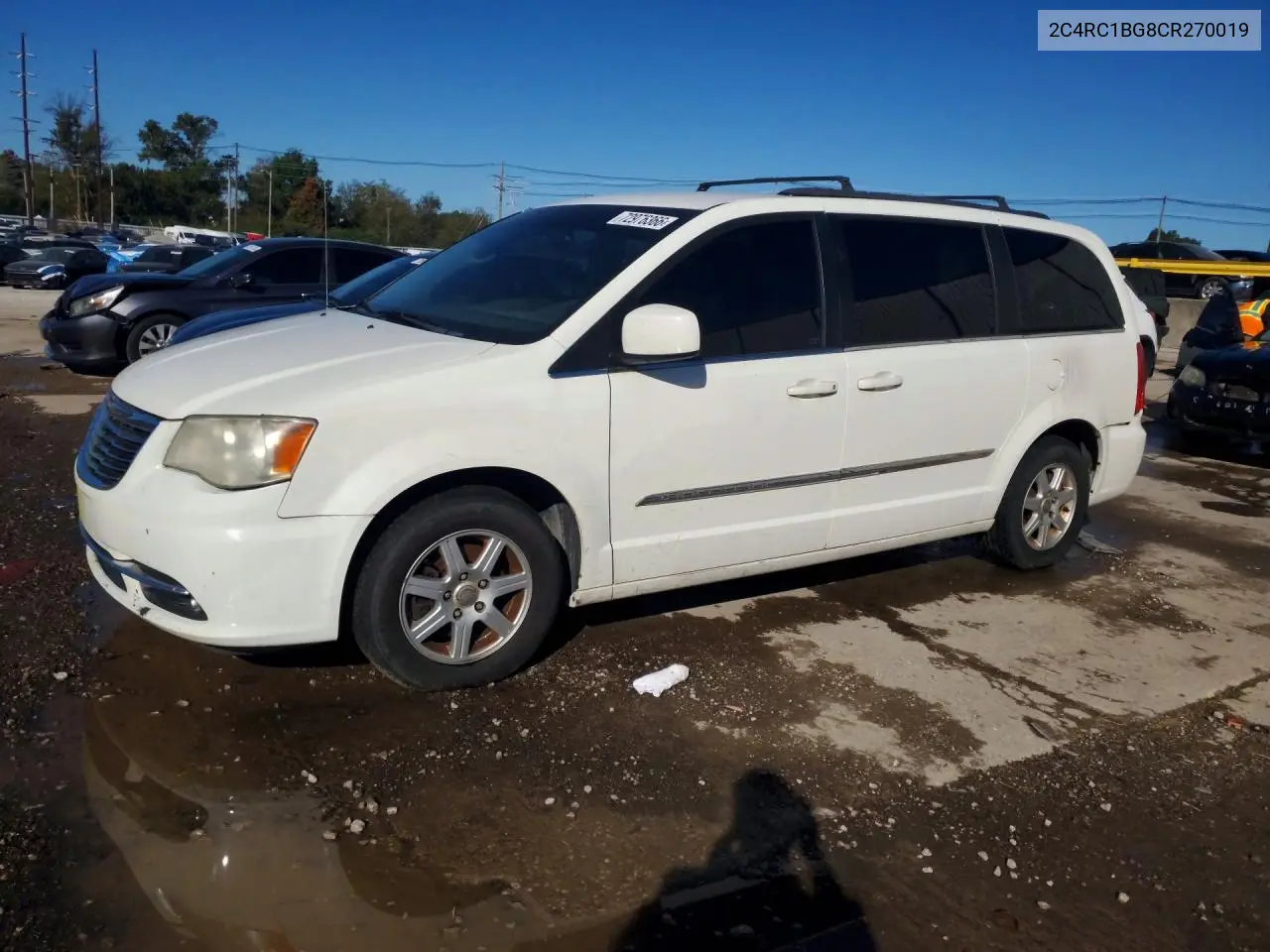 CHRYSLER TOWN & COUNTRY 2012, VIN 2C4RC1BG8CR270019