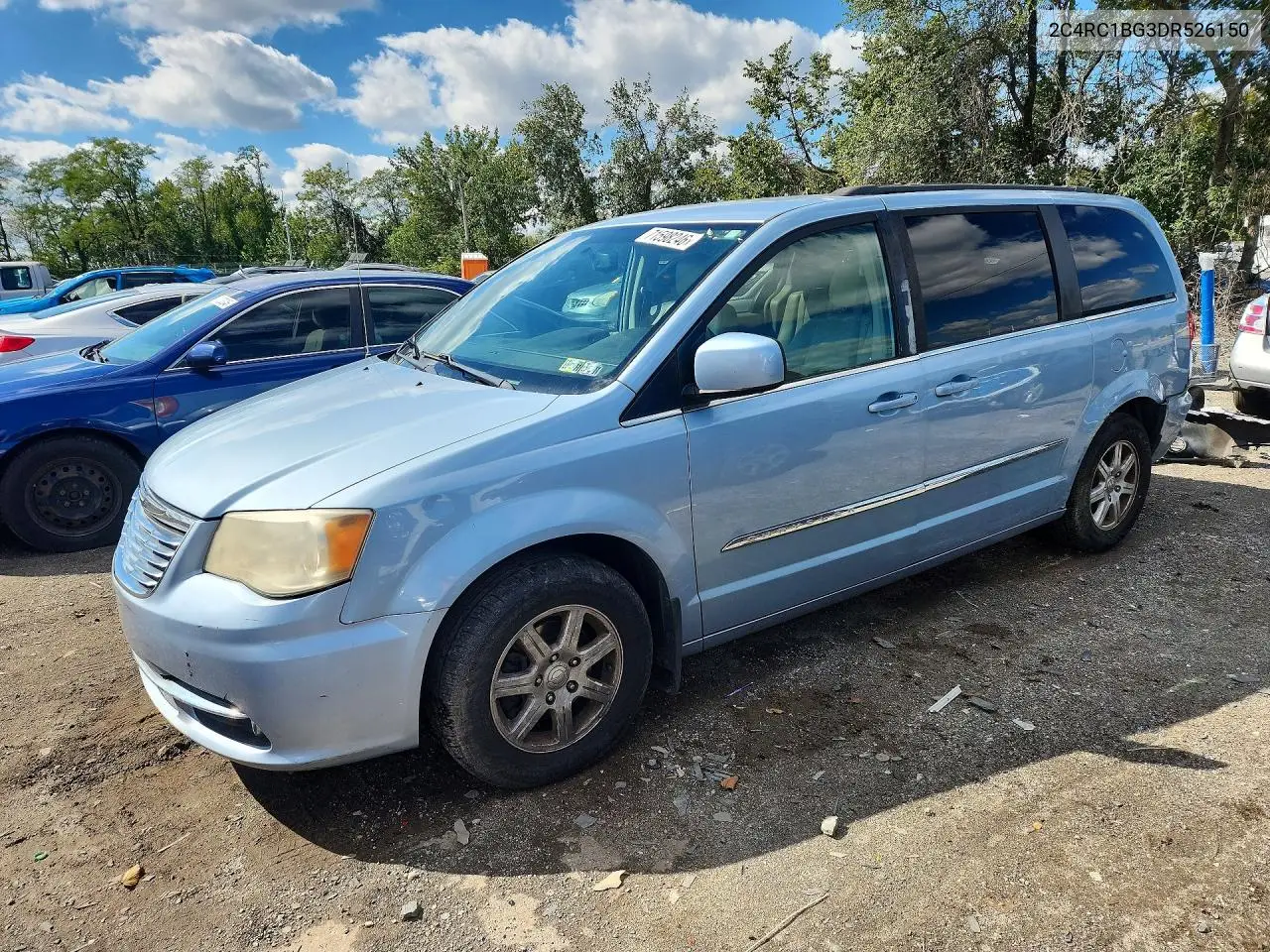 CHRYSLER TOWN & COUNTRY 2013, VIN 2C4RC1BG3DR526150