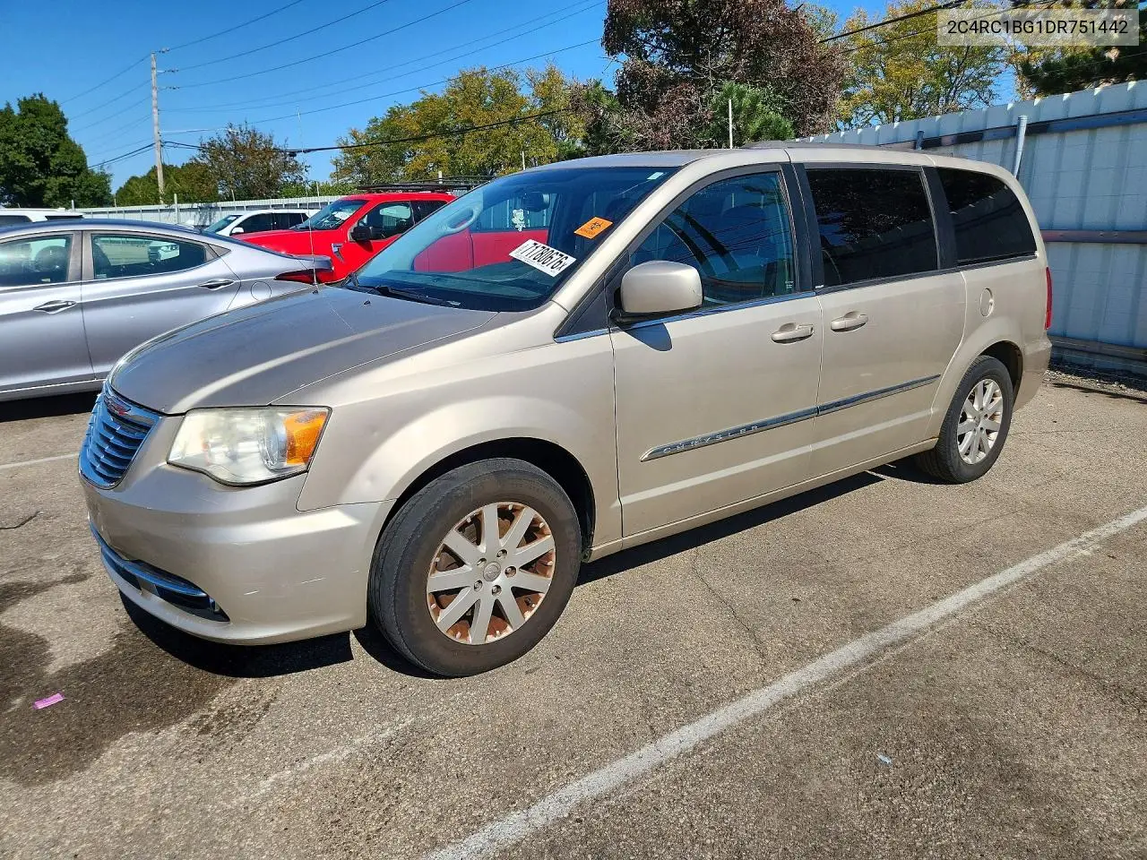 CHRYSLER TOWN & COUNTRY 2013, VIN 2C4RC1BG1DR751442