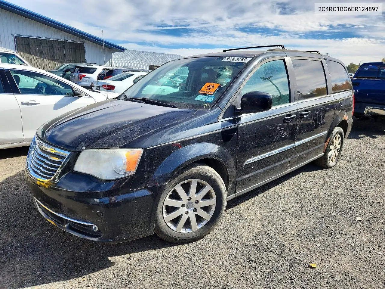 CHRYSLER TOWN & COUNTRY 2014, VIN 2C4RC1BG6ER124897