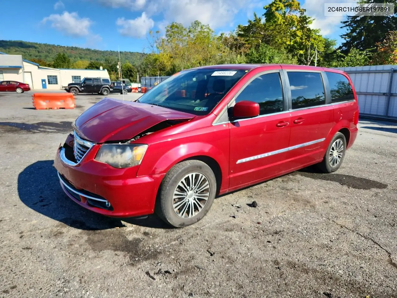 CHRYSLER TOWN & COUNTRY 2014, VIN 2C4RC1HG8ER197891
