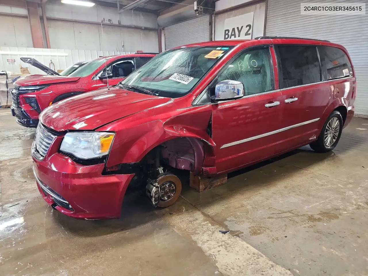 CHRYSLER TOWN & COUNTRY 2014, VIN 2C4RC1CG3ER345615