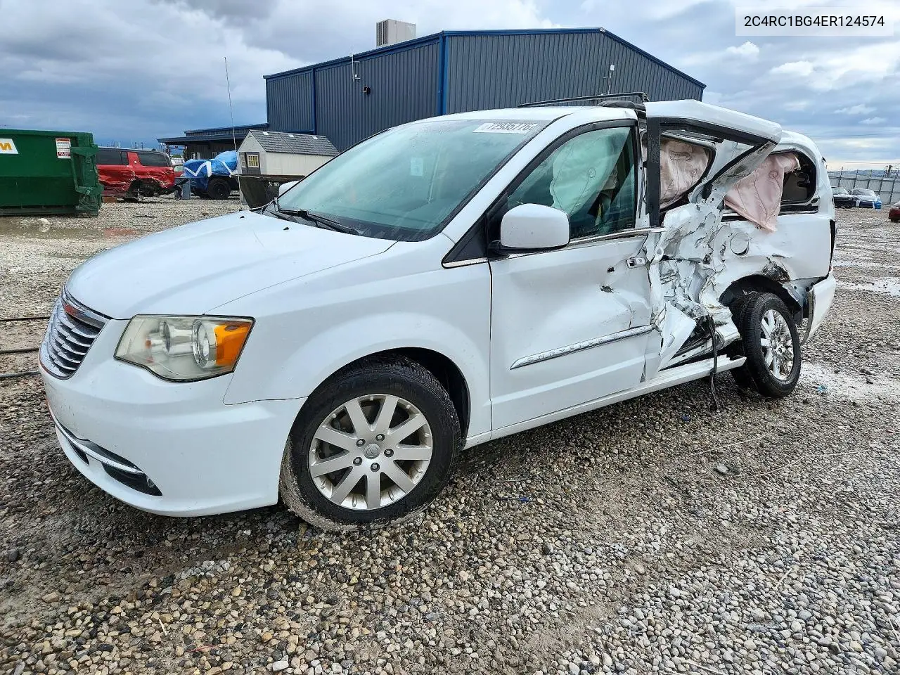 CHRYSLER TOWN & COUNTRY 2014, VIN 2C4RC1BG4ER124574