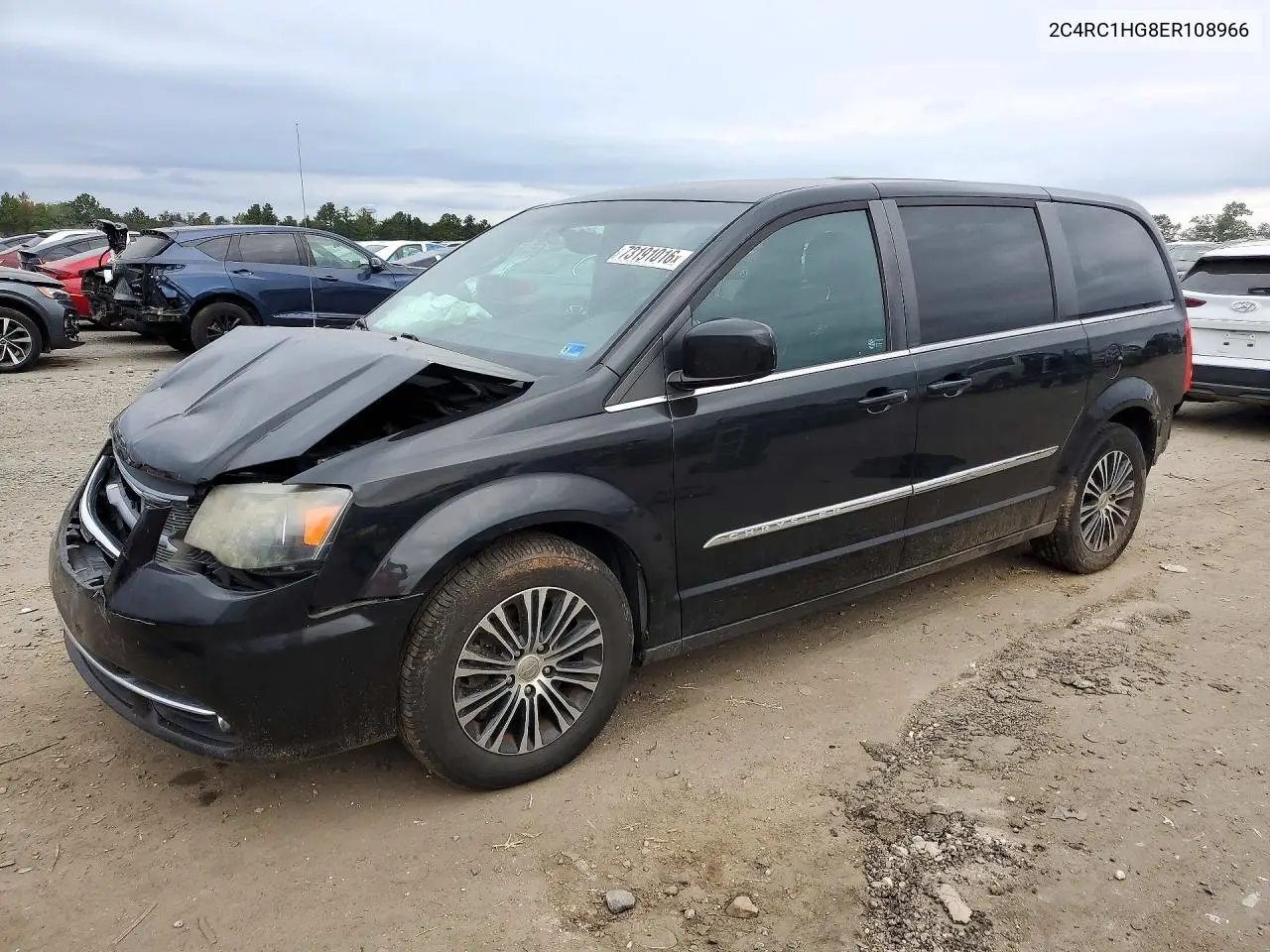 CHRYSLER TOWN & COUNTRY 2014, VIN 2C4RC1HG8ER108966