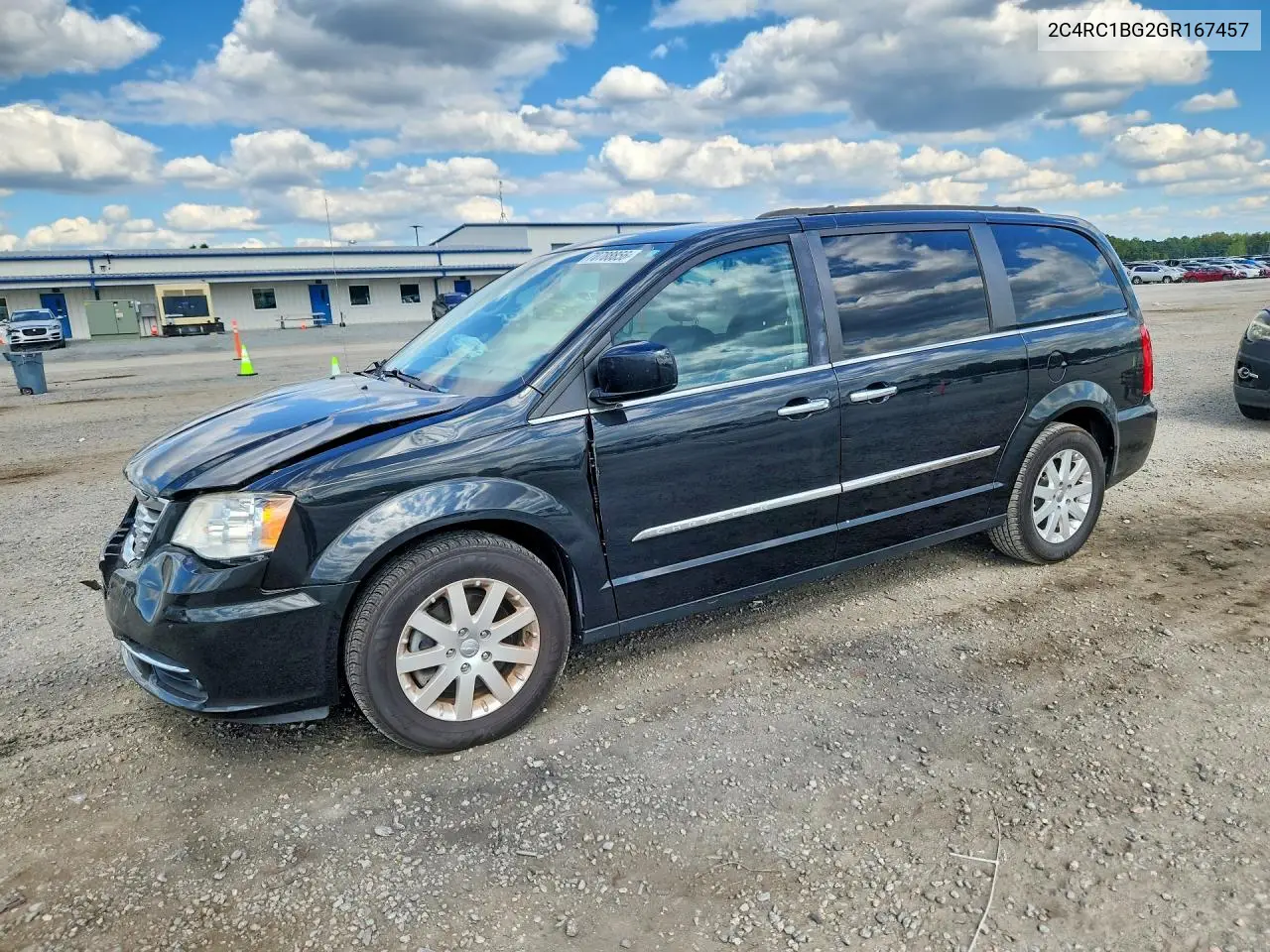CHRYSLER TOWN & COUNTRY 2016, VIN 2C4RC1BG2GR167457