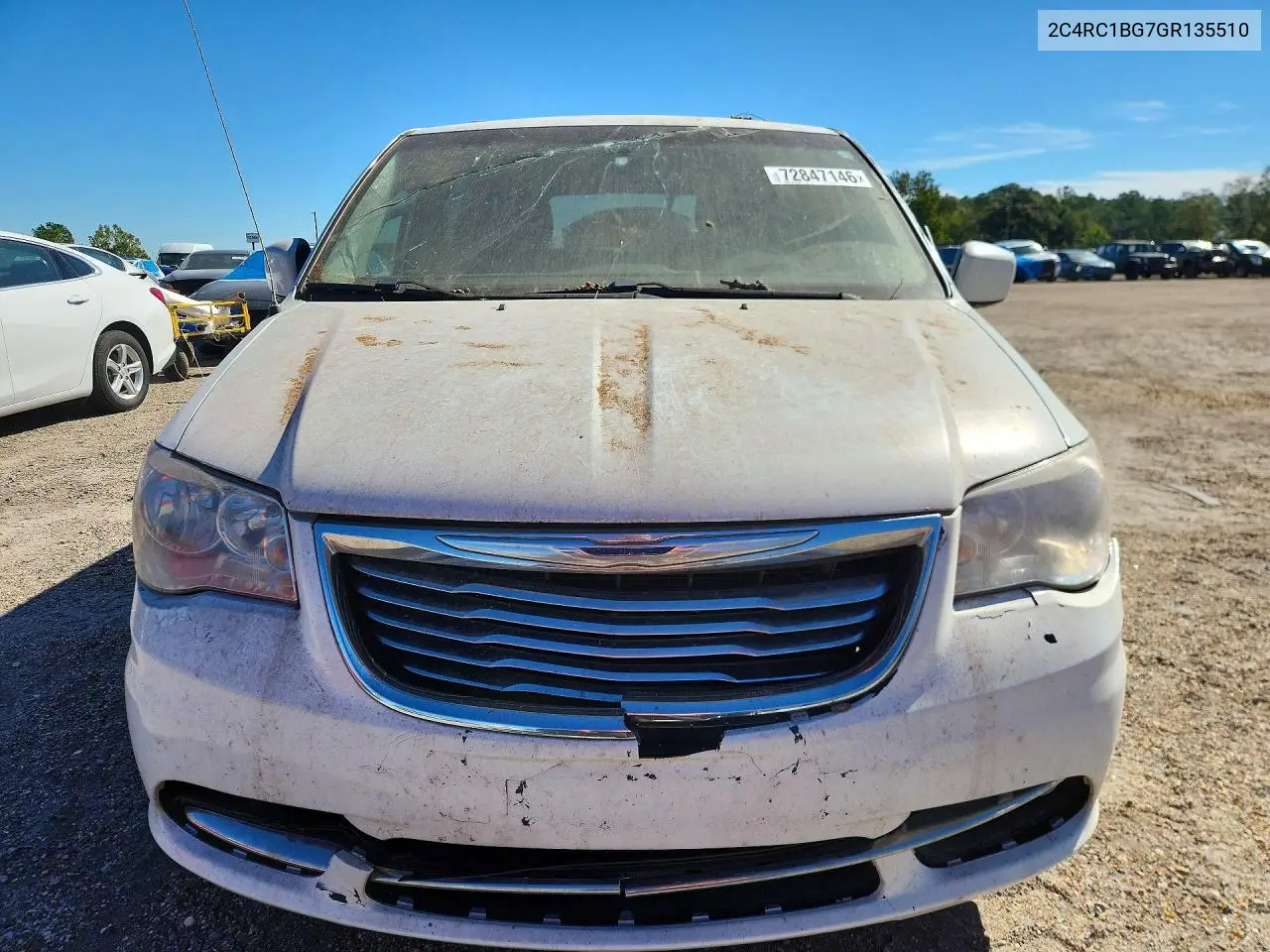 CHRYSLER TOWN & COUNTRY 2016, VIN 2C4RC1BG7GR135510