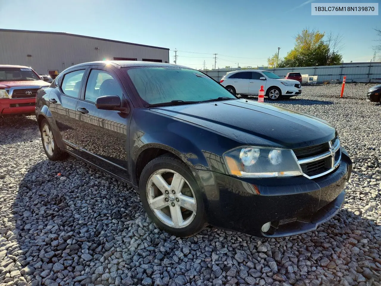 2008 DODGE AVENGER VIN 1B3LC76M18N139870 — фото 4
