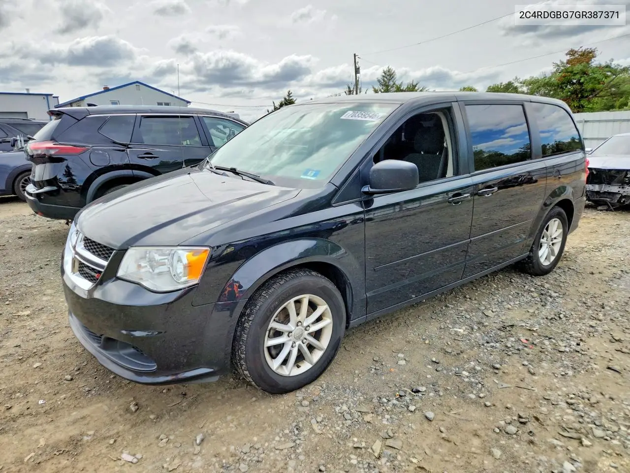 DODGE CARAVAN 2016, VIN 2C4RDGBG7GR387371