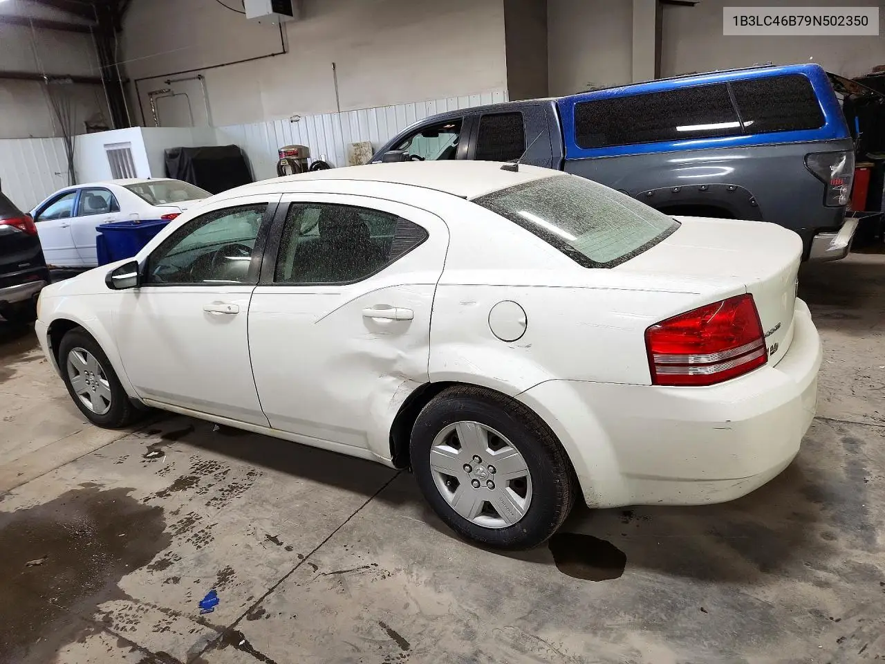 2009 DODGE AVENGER VIN 1B3LC46B79N502350 — фото 2