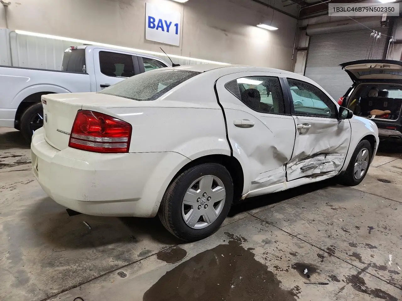 2009 DODGE AVENGER VIN 1B3LC46B79N502350 — фото 3