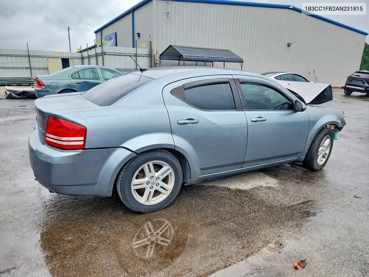 2010 DODGE AVENGER VIN 1B3CC1FB2AN231815 — фото 3