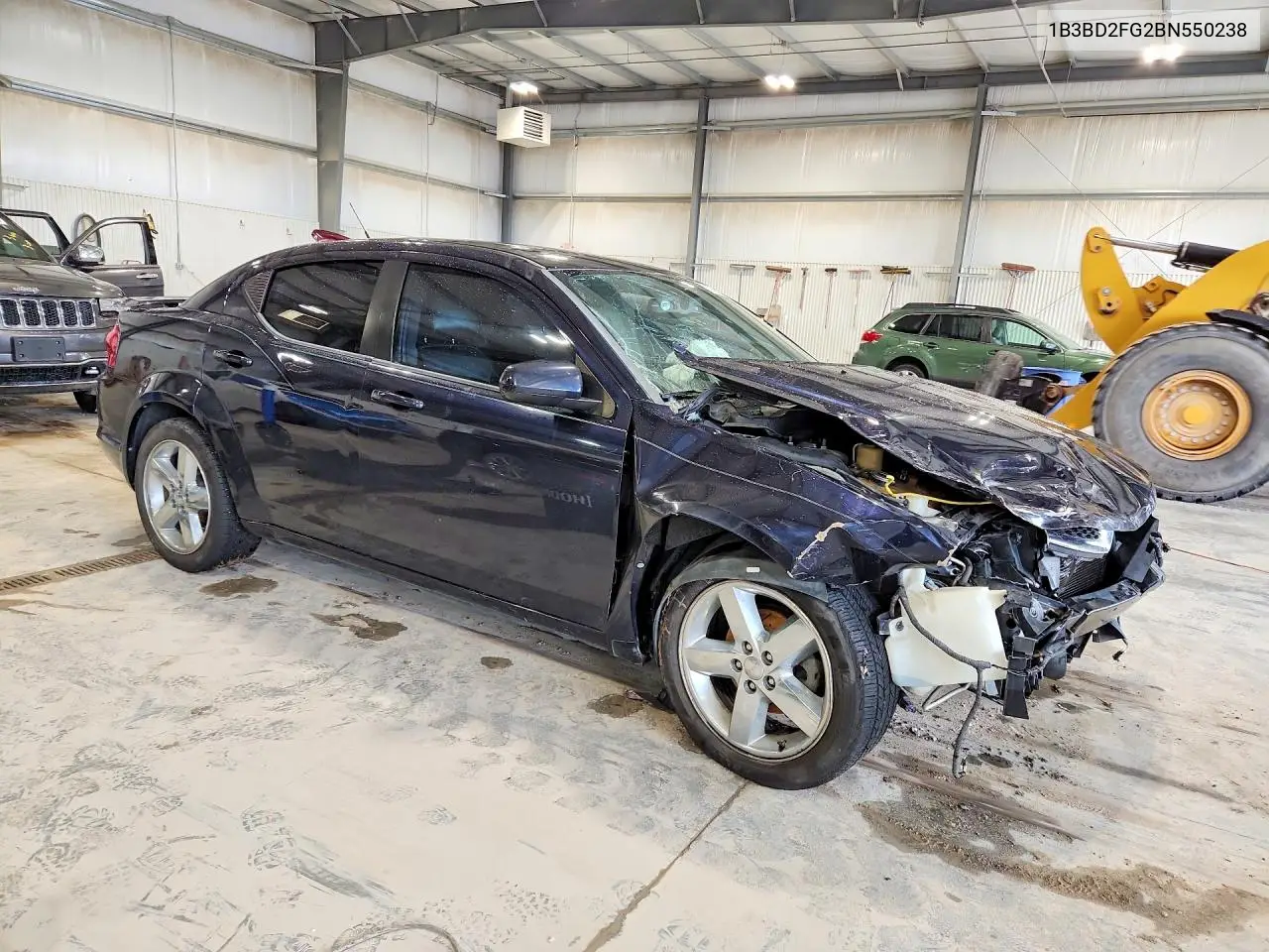 2011 DODGE AVENGER VIN 1B3BD2FG2BN550238 — фото 4