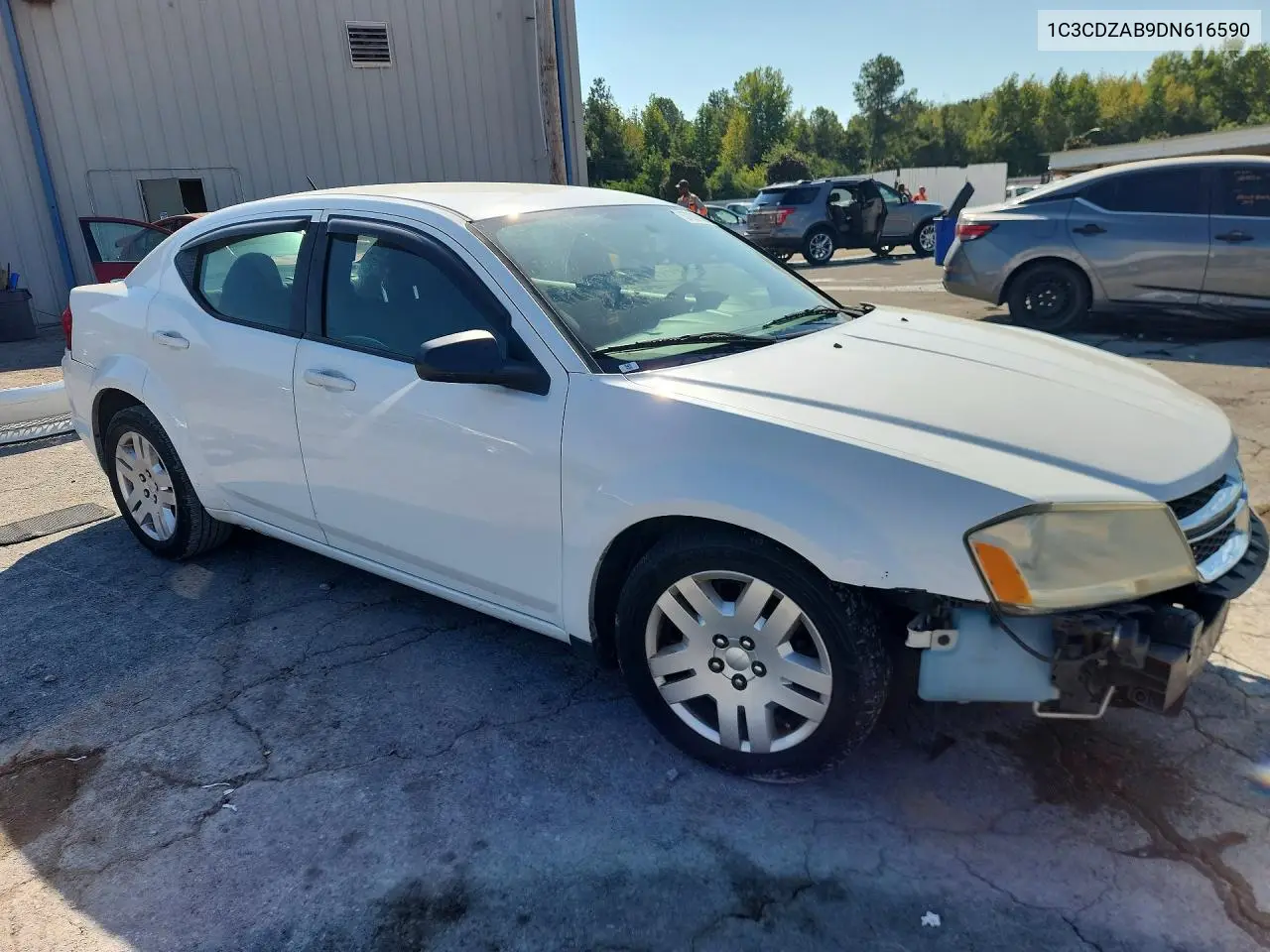 2013 DODGE AVENGER VIN 1C3CDZAB9DN616590 — фото 4