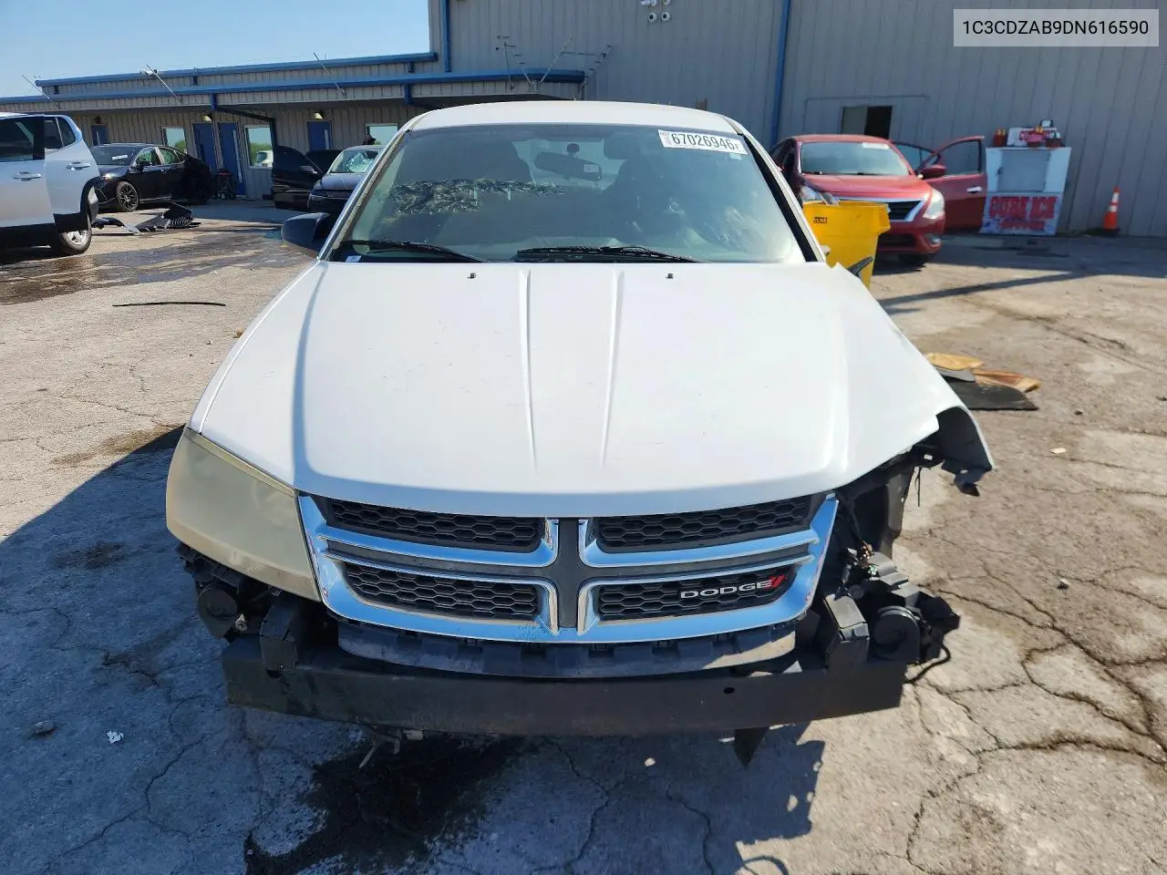 2013 DODGE AVENGER VIN 1C3CDZAB9DN616590 — фото 5