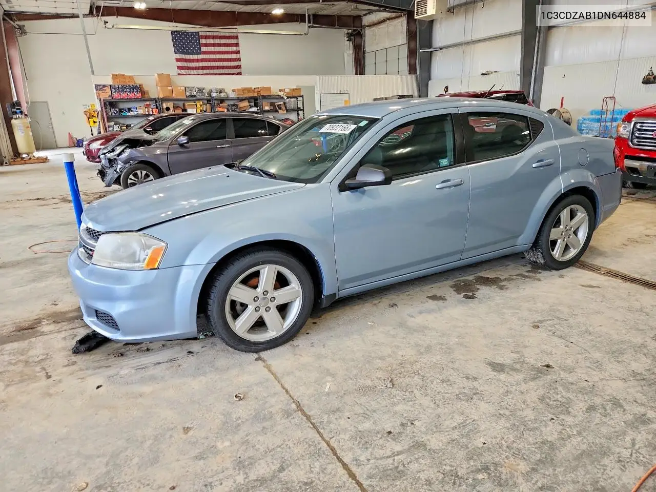 DODGE AVENGER 2013, VIN 1C3CDZAB1DN644884