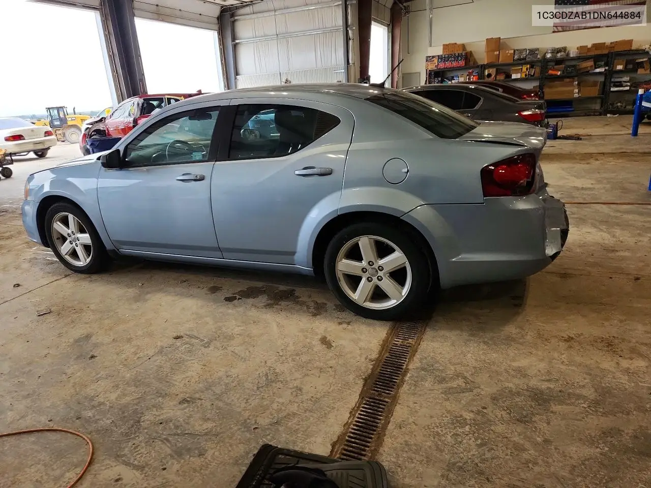 2013 DODGE AVENGER VIN 1C3CDZAB1DN644884 — фото 2