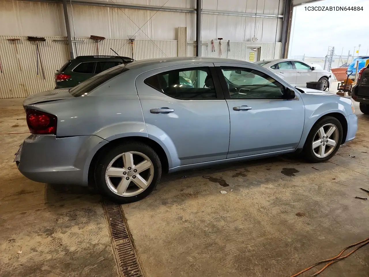 2013 DODGE AVENGER VIN 1C3CDZAB1DN644884 — фото 3