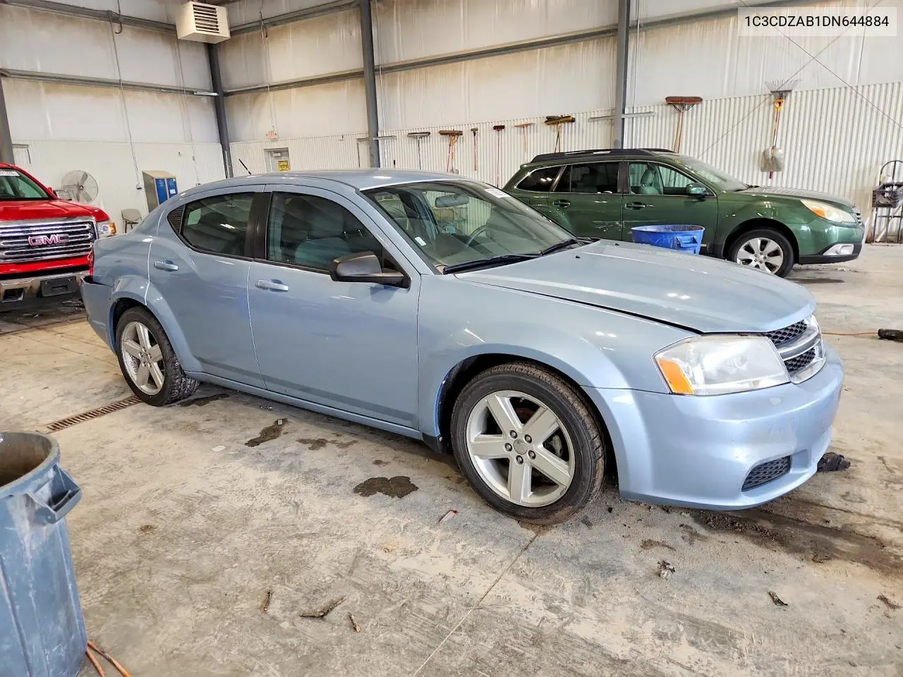 2013 DODGE AVENGER VIN 1C3CDZAB1DN644884 — фото 4