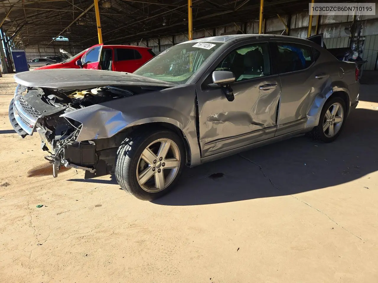 DODGE AVENGER 2013, VIN 1C3CDZCB6DN710195