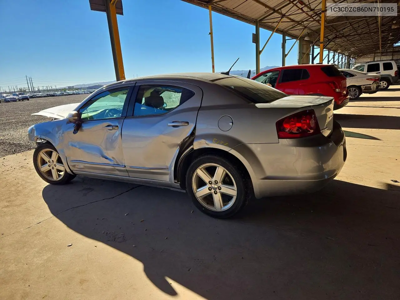 2013 DODGE AVENGER VIN 1C3CDZCB6DN710195 — фото 2